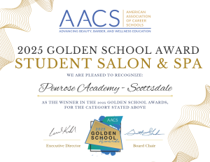 American Association of Career School Award for Student Salon and Spa